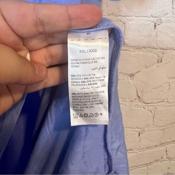 Soma periwinkle soft T-shirt size XXL - Picture 3 of 4